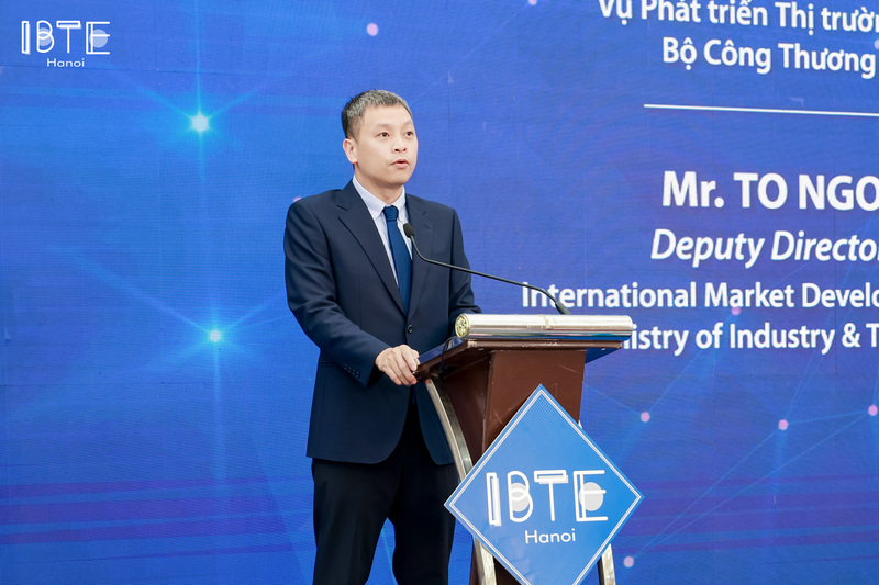 Ông Tô Ngọc Sơn, Phó Vụ trưởng Vụ Phát triển thị trường nước ngoài (Bộ Công Thương). Ảnh: Thiên Trang