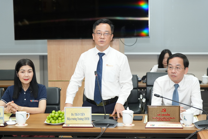 TS. Trần Tiến - Hiệu trưởng Trường Cao đẳng Truyền hình.