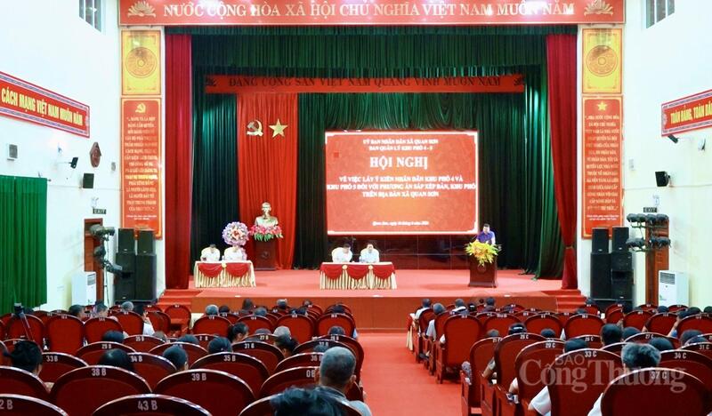 Những ngày này, tại nhiều địa phương miền núi Thanh Hóa như Cẩm Thủy, Bá Thước, Linh Sơn, Quan Sơn, Thường Xuân, Mường Lát, việc lấy ý kiến Nhân dân về sắp xếp thôn, tổ dân phố được triển khai khẩn trương, nhận được sự đồng thuận cao. Ảnh: Quốc Anh