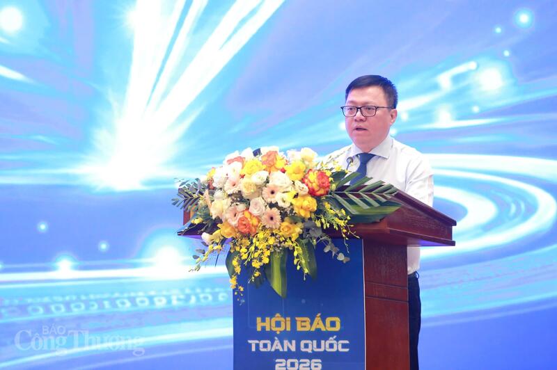 Ông Lê Quốc Minh, Phó Trưởng Ban Tuyên giáo và Dân vận Trung ương, Tổng Biên tập Báo Nhân Dân, Chủ tịch Hội Nhà báo Việt Nam. Ảnh: Quang Hùng