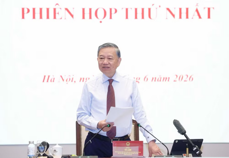 Tổng Bí thư, Chủ tịch nước Tô Lâm phát biểu chỉ đạo. Ảnh: TTXVN