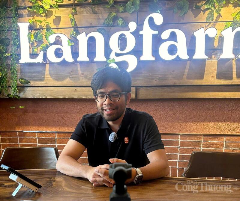 Ông Tô Lâm Quốc Thái, Giám đốc Công ty TNHH Langfarm. Ảnh: Lê Sơn