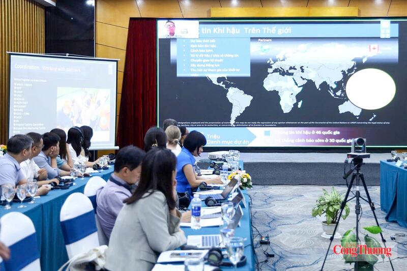 Ông Benjamin Larroquette đã có bài trình bày trực tuyến về vai trò của thông tin khí hậu và hệ thống cảnh báo sớm trong bảo vệ tính mạng, sinh kế và nâng cao khả năng chống chịu trước biến đổi khí hậu.