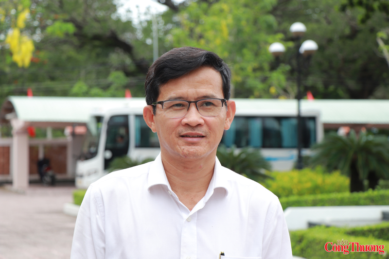 Ông Phan Trọng Hiền, Chủ tịch UBND Đặc khu Côn Đảo chia sẻ với phóng viên Báo Công Thương. Ảnh: Thanh Tuấn