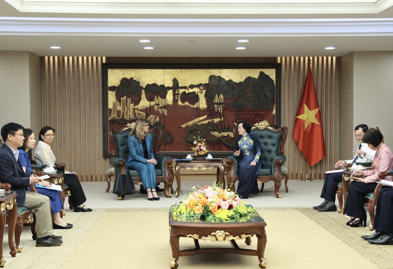 Phó Thủ tướng Phạm Thị Thanh Trà khẳng định Đảng và Nhà nước Việt Nam luôn dành sự quan tâm đặc biệt đối với trẻ em - Ảnh: VGP/Thu Giang