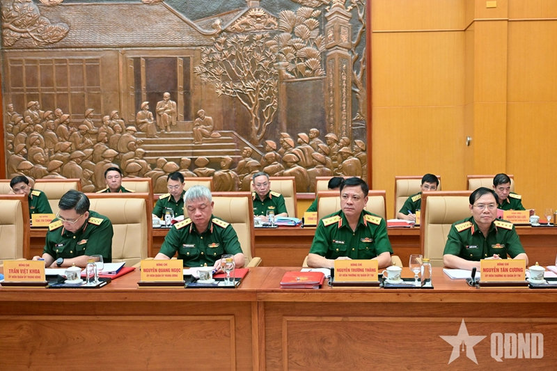 Các đại biểu dự hội nghị Quân ủy Trung ương lần thứ hai nhiệm kỳ 2025-2030.