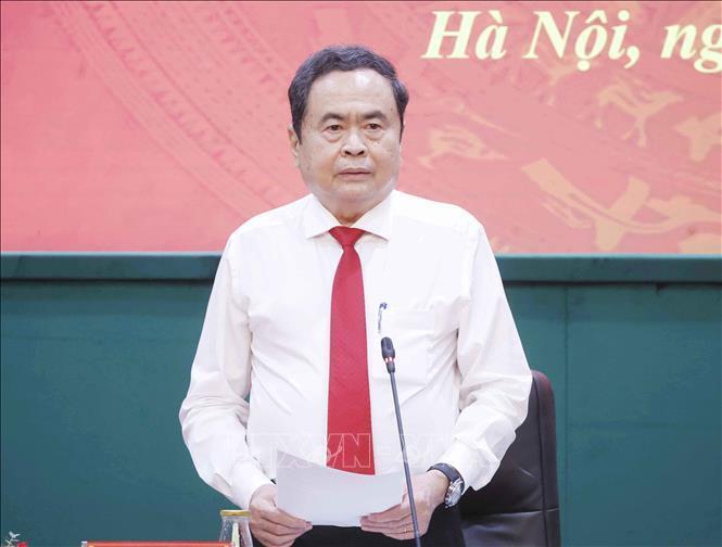 Chủ tịch Quốc hội Trần Thanh Mẫn phát biểu. Ảnh: Thống Nhất/TTXVN