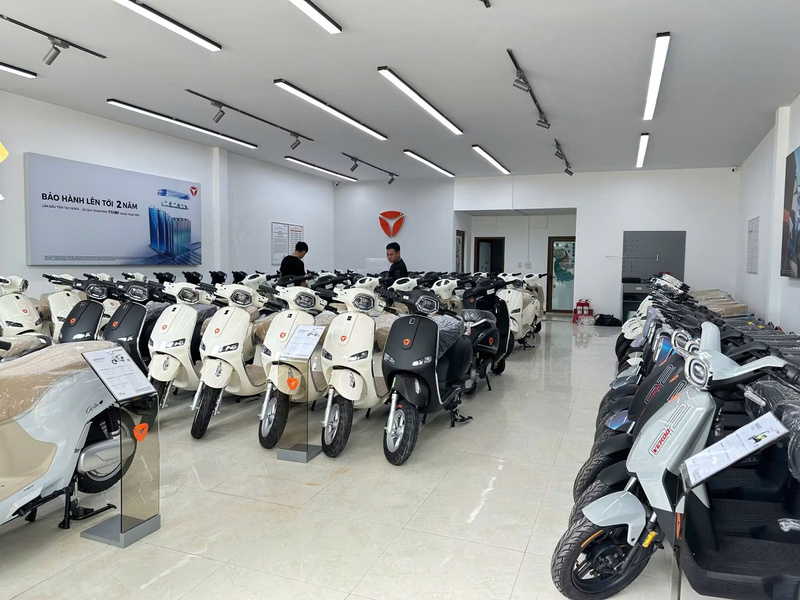 Hãng xe điện Yadea đã triển khai chương trình "Đổi xe xăng sang xe điện". Ảnh: Yadea