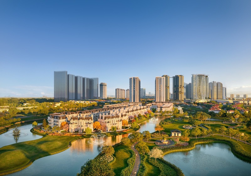 Phối cảnh trên cao CENTRAL PARK2. Ảnh: Ciputra Hanoi