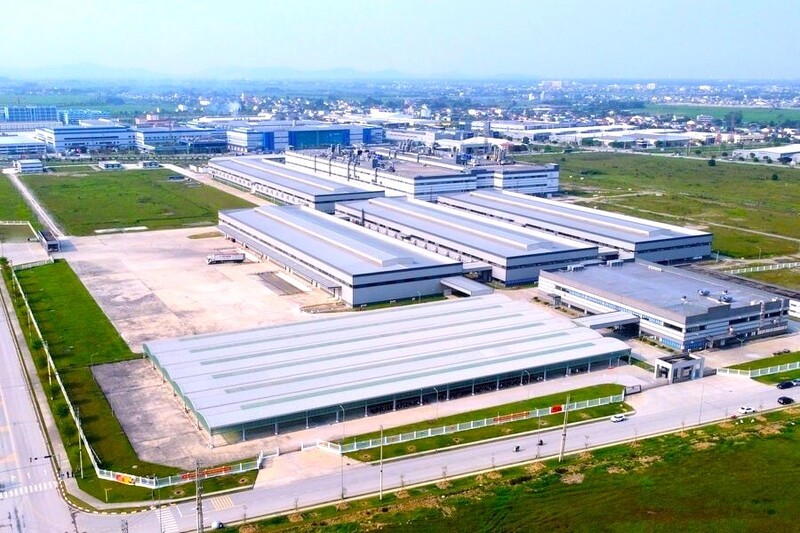 Nhiều dự án công nghiệp lớn ở đã đi vào hoạt động và nộp ngân sách ổn định. Ảnh: Quang An