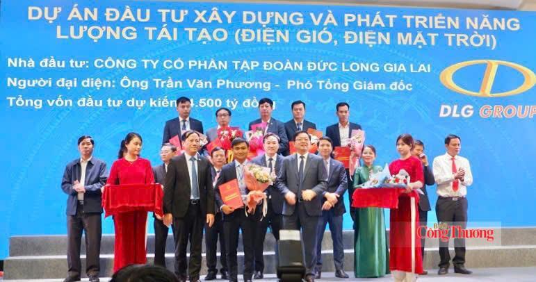 Gia Lai chấp thuận nhà đầu tư Dự án đầu tư xây dựng và phát triển năng lượng tái tạo cho Công ty Cổ phần Tập đoàn Đức Long Gia Lai. Ảnh: Hiền Mai