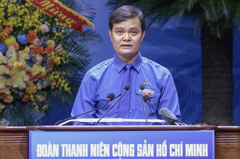 Anh Bùi Quang Huy - Ủy viên Ban Chấp hành Trung ương Đảng, Phó Chủ tịch Ủy ban Trung ương MTTQ Việt Nam, Bí thư thứ nhất Ban Chấp hành Trung ương Đoàn.