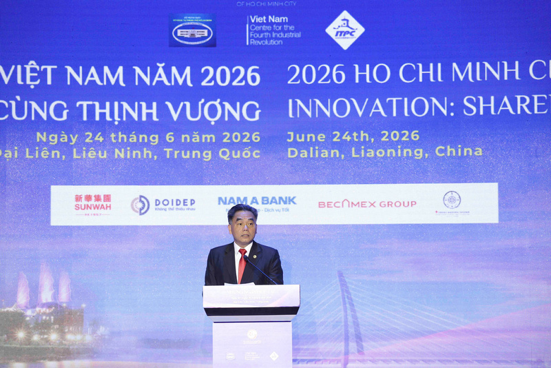 Ông Nguyễn Lộc Hà - Phó Chủ tịch Thường trực UBND TP. Hồ Chí Minhphát biểu tại chương trình - (Ảnh: ĐVCC).