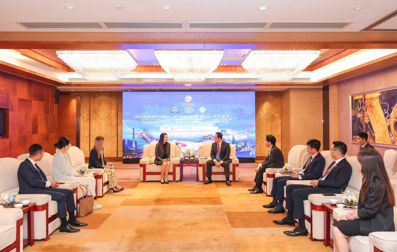Ban Lãnh đạo Nam A Bank đã có buổi trao đổi làm việc với đại diện Tập đoàn Ant Group (sáng ngày 24/6) - (Ảnh: ĐVCC).