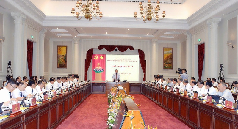 Ban Chỉ đạo Trung ương về hoàn thiện thể chế và thực thi pháp luật đã tổ chức Phiên họp thứ nhất dưới sự chủ trì của đồng chí Tổng Bí thư, Chủ tịch nước Tô Lâm, Trưởng Ban Chỉ đạo. Ảnh: VGP