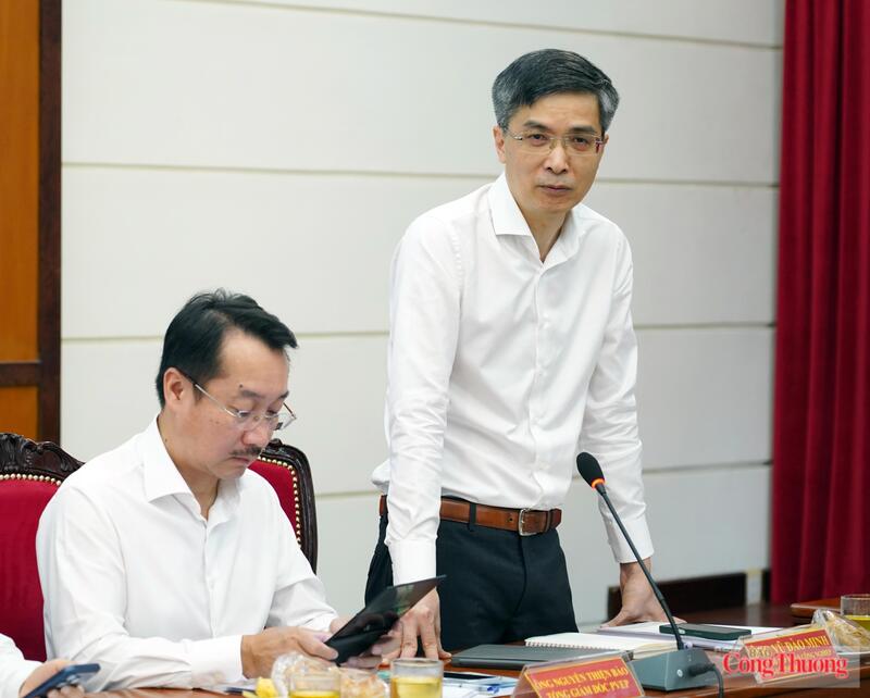 Ông Vũ Đào Minh - Phó Tổng Giám đốc Petrovietnam khái quát tình hình triển khai Luật Dầu khí 2022.