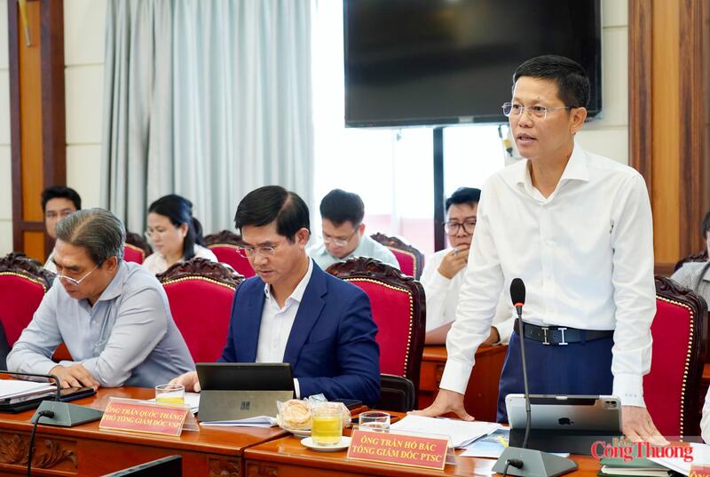 Tổng Giám đốc PTSC Trần Hồ Bắc kiến nghị quy định cụ thể về áp dụng tỷ lệ nội địa hóa để phát triển dịch vụ kỹ thuật dầu khí chất lượng cao trong nước.