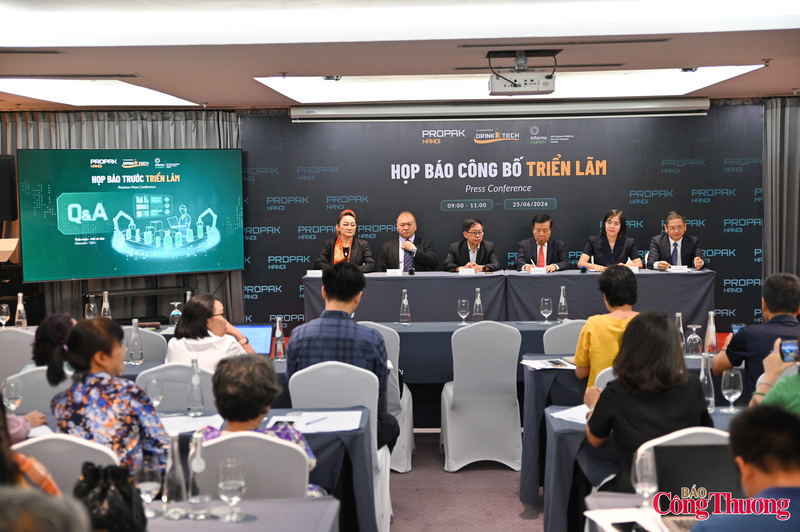 Ban tổ chức ProPak Hanoi 2026 thông tin về triển lãm lần đầu tổ chức tại Hà Nội.