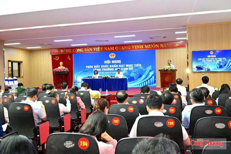 Hội nghị thúc đẩy xuất khẩu đạt mục tiêu tăng trưởng hai con số thu hút đông đại biểu tham gia