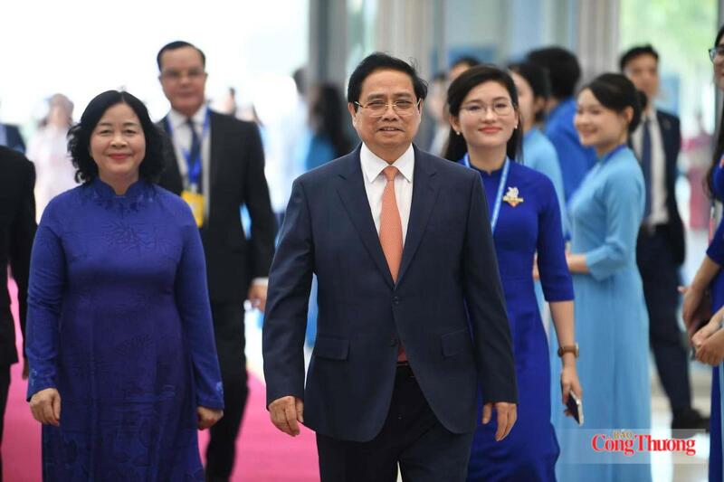 Nguyên Thủ tướng Chính phủ Phạm Minh Chính dự Phiên trọng thể Đại hội đại biểu toàn quốc Đoàn TNCS Hồ Chí Minh lần thứ XIII, nhiệm kỳ 2026 - 2031 - Ảnh: Xuân Tùng