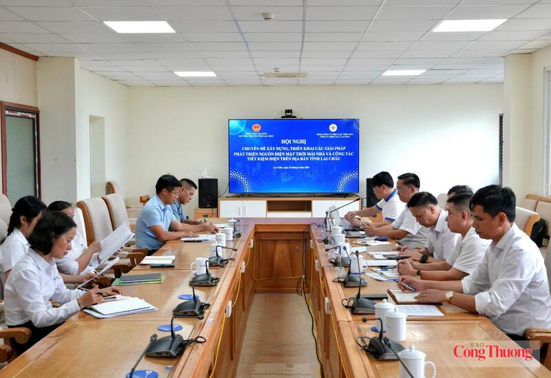 Sở Công Thương Lai Châu phối hợp với Công ty Điện lực Lai Châu tổ chức hội nghị chuyên đề nhằm xây dựng, triển khai các giải pháp phát triển điện mặt trời mái nhà và nâng cao hiệu quả công tác tiết kiệm điện trên địa bàn tỉnh.