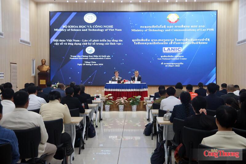 Hội thảo Việt Nam - Lào về phát triển hạ tầng tin cậy số và ứng dụng chữ ký số trong các lĩnh vực