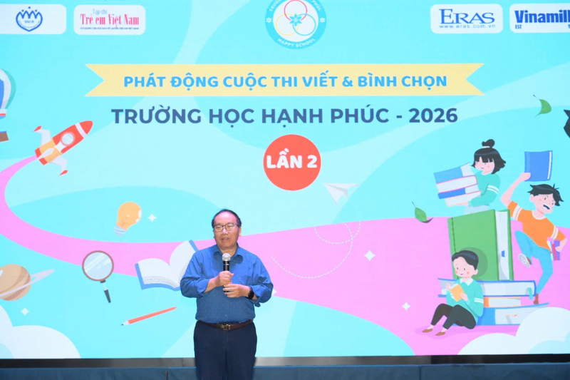 Nhà thơ Trần Đăng Khoa - Phó Chủ tịch Hội Nhà văn Việt Nam. Ảnh: Ban tổ chức
