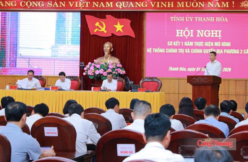 Vừa qua, Thanh Hóa sơ kết 1 năm thực hiện mô hình hệ thống chính trị và chính quyền địa phương 2 cấp với nhiều kết quả nổi bật. Ảnh: Minh Hiếu