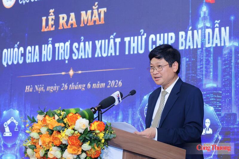 Ông Nguyễn Khắc Lịch, Cục trưởng Cục Công nghiệp công nghệ thông tin, Bộ Khoa học và Công nghệ phát biểu