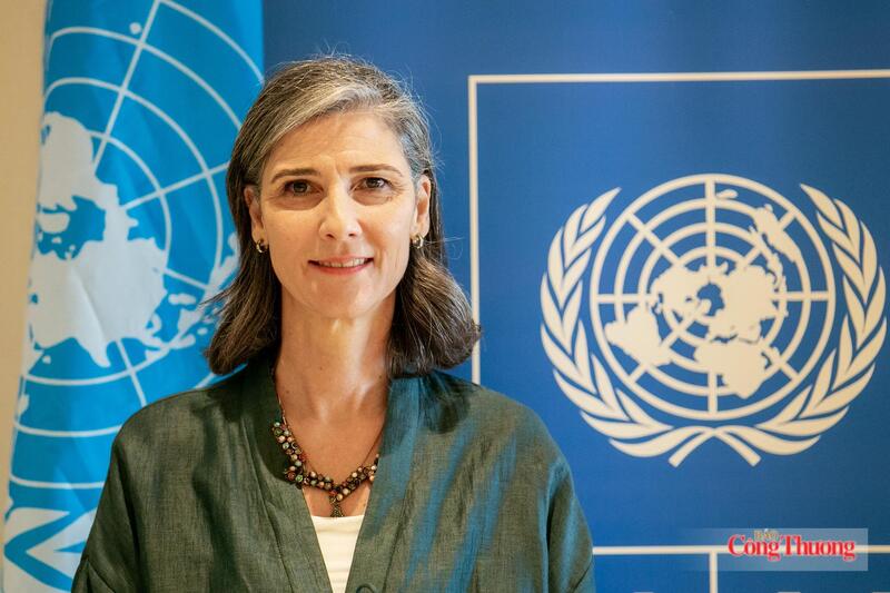 Bà Ramla Khalidi, Trưởng Đại diện thường trú UNDP tại Việt Nam. Ảnh: Hoàng Lan