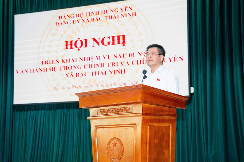 Ủy viên Trung ương Đảng, Phó Chủ tịch Quốc hội Nguyễn Hồng Diên phát biểu chỉ đạo tại hội nghị - Ảnh: Vũ Hiếu
