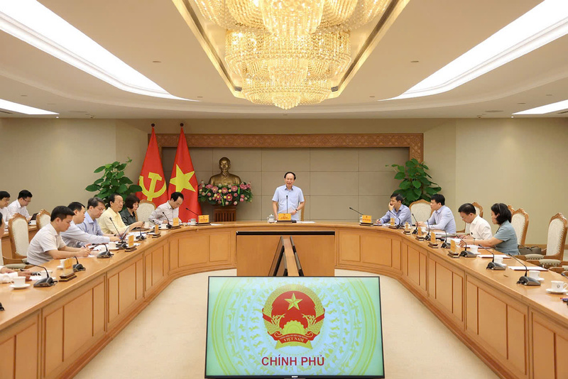 Phó Thủ tướng Lê Tiến Châu giao các nhiệm vụ cụ thể cho Bộ GD&ĐT - Ảnh: VGP/Thu Sa