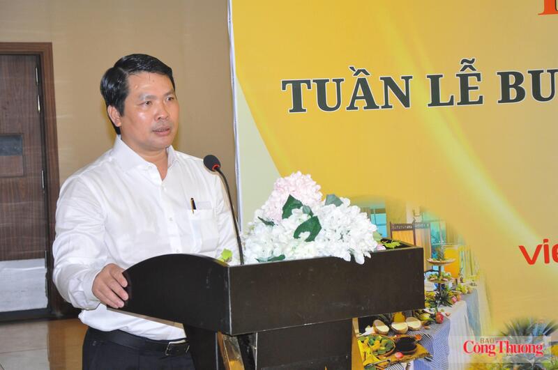 Ông Hà Vũ Sơn - Giám đốc Sở Công Thương TP. Cần Thơ, phát biểu tại khai mạc.