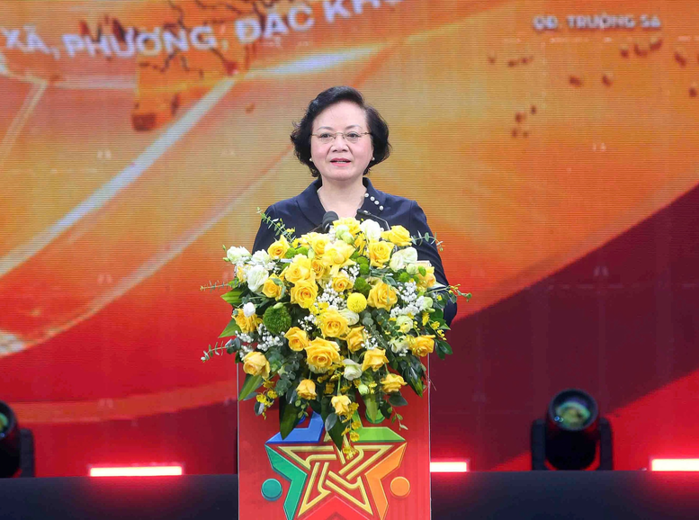 Phó Thủ tướng Phạm Thị Thanh Trà phát biểu tại Lễ mít tinh hưởng ứng Tháng hành động phòng, chống ma túy năm 2026 - Ảnh: VGP/Thu Giang
