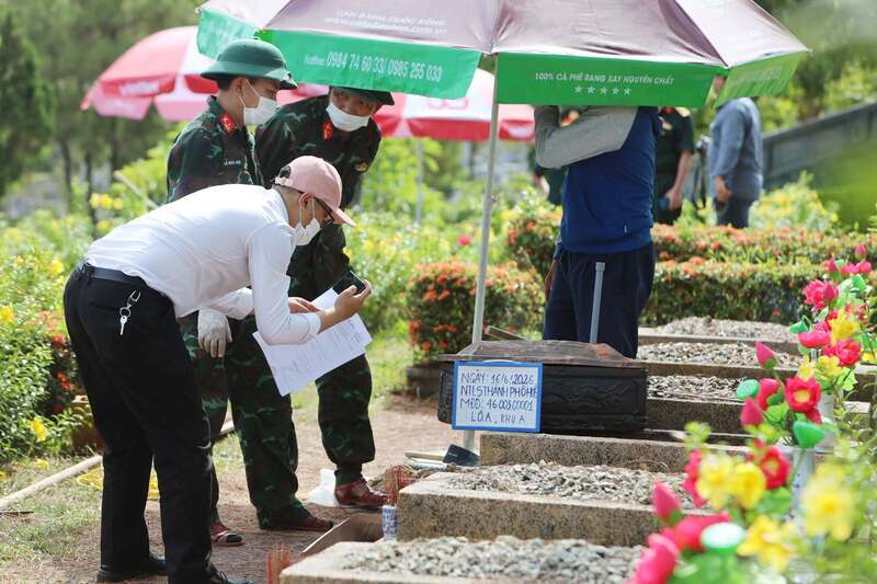 Việc xác định danh tính hài cốt liệt sĩ không chỉ là nhiệm vụ chuyên môn mà còn là trách nhiệm thiêng liêng đối với các anh hùng liệt sĩ. M. Hiếu