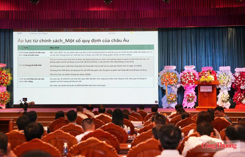 Câu hỏi được nhiều đại biểu đặt ra là làm thế nào để ESG vừa đáp ứng các tiêu chuẩn ngày càng khắt khe của thị trường, vừa trở thành động lực phát triển thay vì áp lực đối với doanh nghiệp. Ảnh: Hiền Mai
