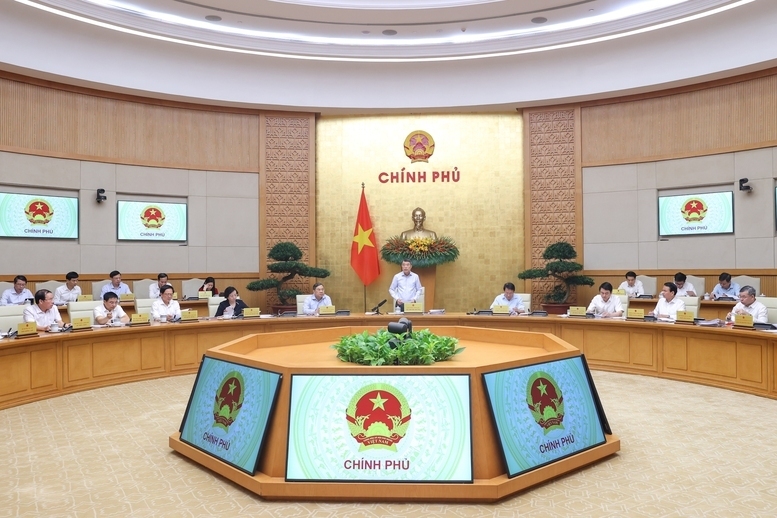 Thủ tướng Chính phủ Lê Minh Hưng chủ trì Phiên họp Chính phủ chuyên đề xây dựng pháp luật tháng 6/2026 - Ảnh: VGP/Nhật Bắc
