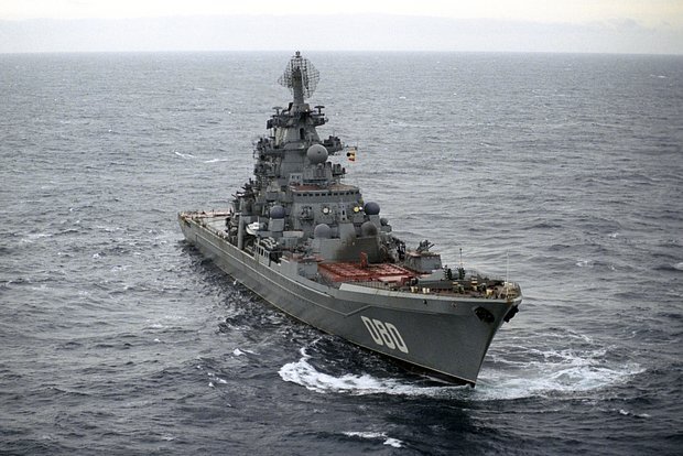Tuần dương hạm tên lửa Admiral Nakhimov. Ảnh: RIAN
