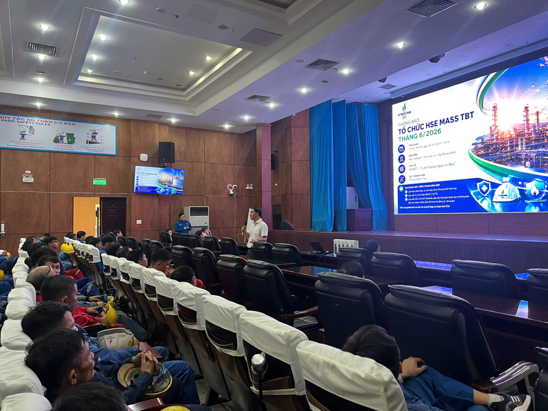 Ông Phạm Công Nguyên, Trưởng Ban An toàn Chất lượng BSR phát biểu tại chương trình. Ảnh: BSR