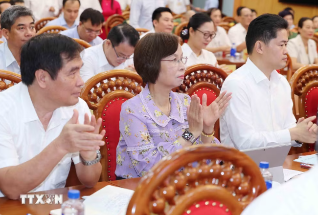Đại biểu tham dự hội nghị. (Ảnh: Phương Hoa/TTXVN)
