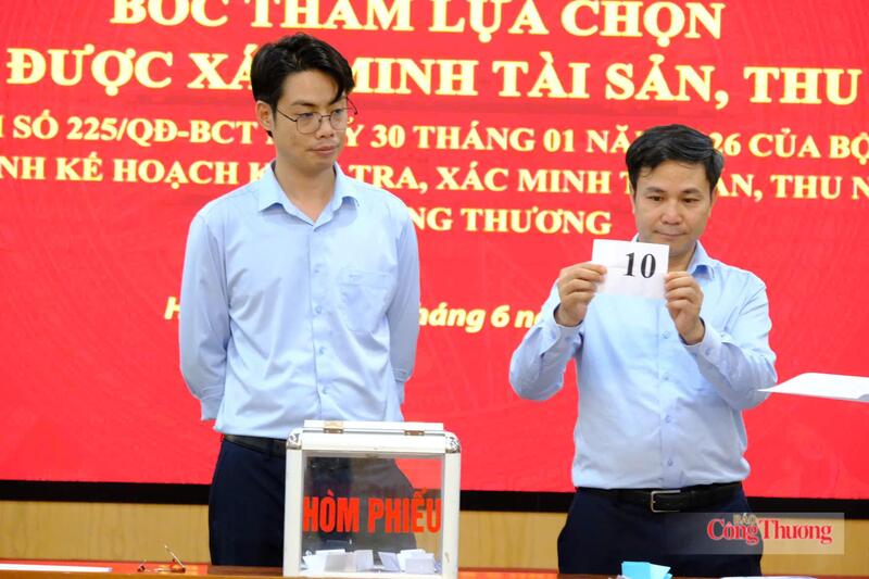 Bộ Công Thương tổ chức Hội nghị Bốc thăm lựa chọn người được xác minh tài sản, thu nhập năm 2026 - 3
