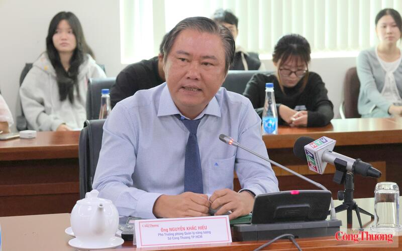 Ông Nguyễn Khắc Hiếu, Phó Trưởng phòng Quản lý năng lượng, Sở Công Thương TP. Hồ Chí Minh.
