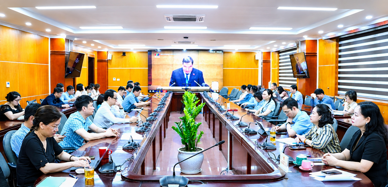 Đảng bộ Cục Đổi mới sáng tạo, Chuyển đổi xanh và Khuyến công học tập, quán triệt, triển khai Nghị quyết số 10-NQ/TW của Bộ Chính trị (Ảnh: Cục ĐCK)