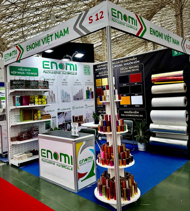 ENOMI Việt Nam là doanh nghiệp hoạt động trong lĩnh vực cung cấp, gia công và phát triển các dòng vật liệu phục vụ ngành in ấn, bao bì và sản xuất hộp nhựa