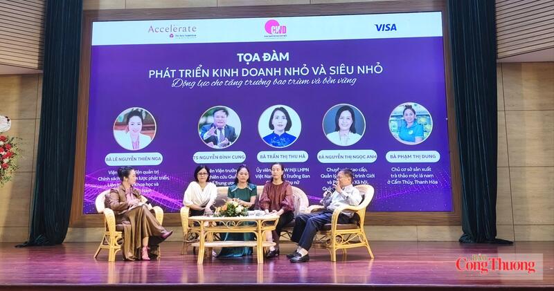 Diễn giả thảo luận tại toạ đàm trong khuôn khổ sự kiện. Ảnh: NH