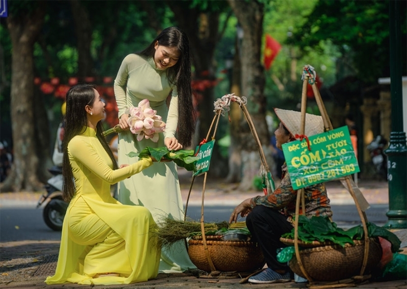 Hà Nội xác lập mô hình phát triển lấy con người làm trung tâm và văn hóa là trụ cột của phát triển. Ảnh minh hoạ