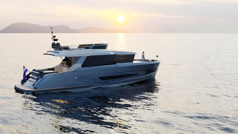 Du thuyền Remson 58, một sản phẩm thuộc phân khúc cao cấp của Alumax Amsterdam.