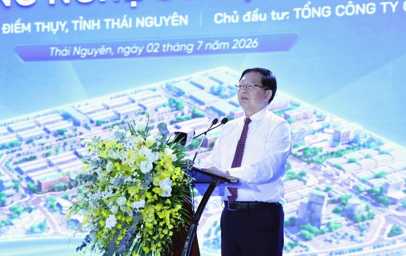 Phó Thủ tướng Hồ Quốc Dũng phát biểu chỉ đạo tại lễ khởi công. Ảnh: VGP/Gia Huy