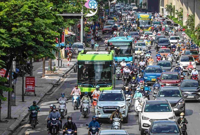 Hà Nội triển khai các giải pháp thuộc Đề án vùng phát thải thấp trong vành đai 1. Ảnh: Dương Anh