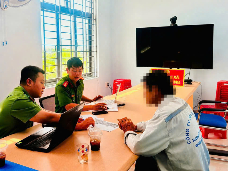 Công an tỉnh Quảng Ngãi đã làm việc với 63 người tương tác, bình luận, chia sẻ các nội dung xấu, độc trên mạng xã hội. Ảnh: Công an cung cấp
